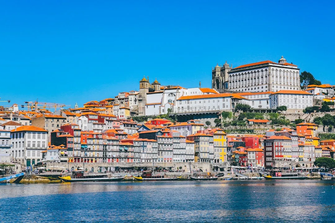 Colorful buildings along Porto's riverside with traditional architecture